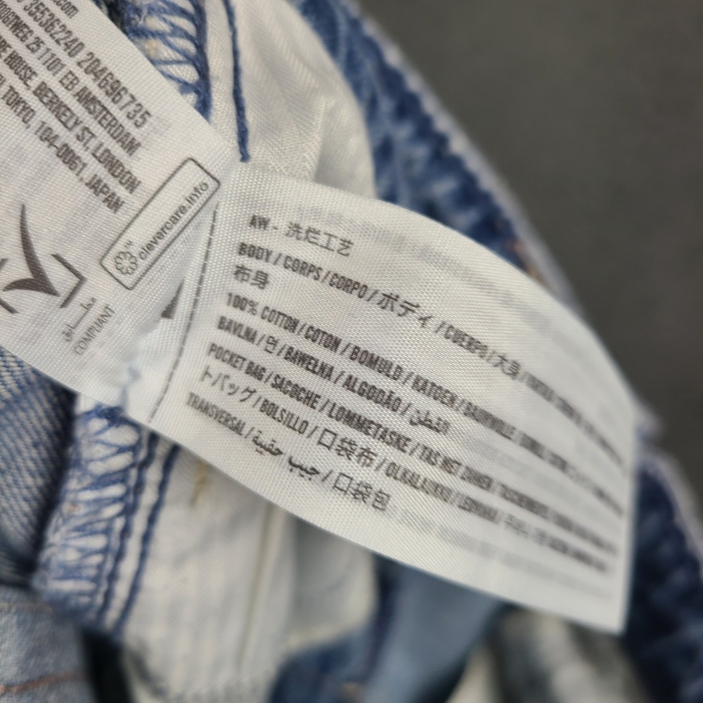 Hollister Light Blue Wide Leg Jeans - Picture 6 of 11